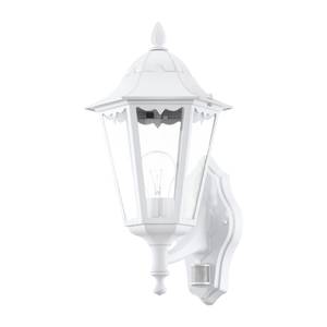 Applique extérieure Navedo III Verre / Aluminium - 1 ampoule - Blanc - Blanc