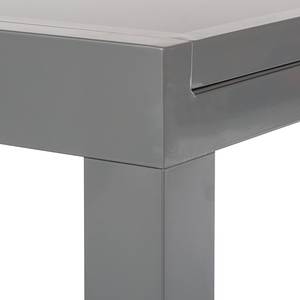 Ausziehtisch Amalfi VI Aluminium/Glas - Silber/Grau
