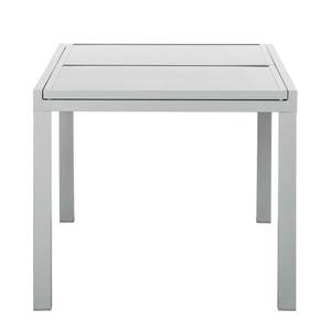 Ausziehtisch Amalfi VII Aluminium/Glas - Silber/Grau