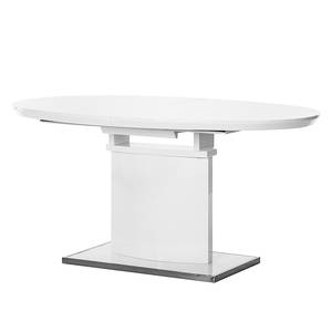 Table extensible Dorio Blanc brillant