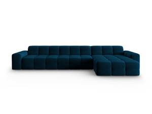 Ecksofa KENDAL 5 Sitzplätze Blau