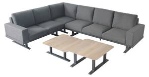 5-Sitzer-Sofa Bayside Grau - Metall - 174 x 75 x 373 cm