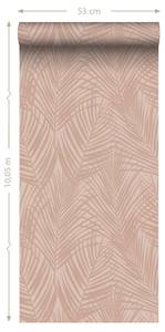 papier peint feuilles de palmier 7268 Rose foncé