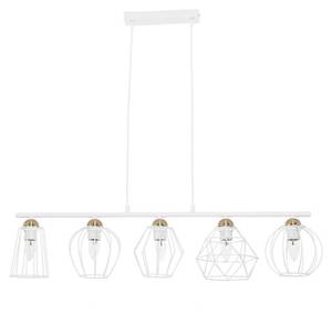 Lustre suspension GALAXY Blanc - Métal - Textile - 97 x 90 x 97 cm