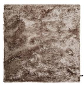 Tapis à poils longs Whisper Marron - 150 x 4 x 150 cm