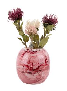 Vase Blended Sphere Rot - Glas - 23 x 23 x 23 cm