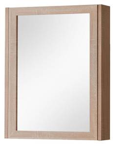 Armoires de toilette PIANO MC50 1D Beige - Bois manufacturé - Matière plastique - 50 x 66 x 14 cm