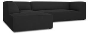 Ecksofa RUBY 4 Sitzplätze Schwarz