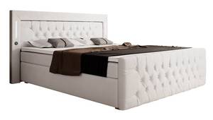 Boxspringbett Elegance Weiß - Breite: 160 cm - H4