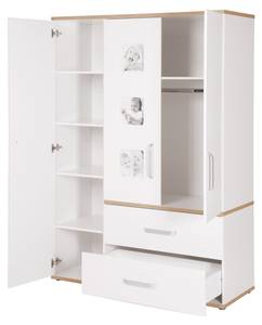 Set de chambre bébé Pia 3 pcs Blanc - Bois manufacturé