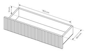 Sideboard Falsetto Breite: 188 cm