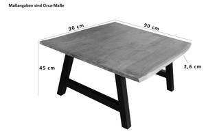 Couchtisch A-GESTELL Braun - Massivholz - Holzart/Dekor - 90 x 40 x 90 cm