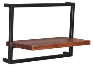 Wandregal Panama 10 Braun - Massivholz - Holzart/Dekor - 50 x 35 x 25 cm