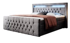 Boxspringbett Gloria Grau - Breite: 160 cm - H3