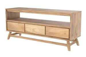 Meuble TV Edgar Marron - Bois massif - 120 x 50 x 120 cm