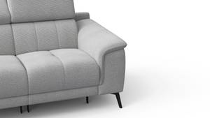 Relaxsofa 2-Sitzer Fiero Silber / Grau - Silbergrau