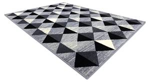 Tapis Bcf 3987 Trigone Triangles Gris - Matière plastique - Textile - 185 x 1 x 270 cm