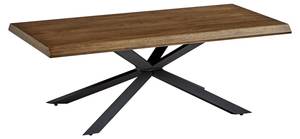 Table basse Arne Marron - En partie en bois massif - 130 x 45 x 68 cm
