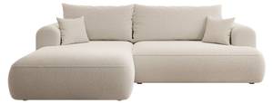 Ecksofa OVO Beige - Ecke davorstehend links - Ottomane davorstehend links