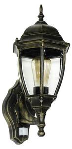 Wandlampe Außen TORONTO Gold - Glas - Metall - 19 x 47 x 17 cm