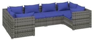 Garten-Lounge-Set (6-teilig) 3013633-19 Blau - Dunkelblau - Grau