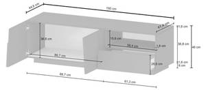 Fernsehschrank Velio Weiß