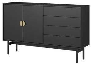 Sideboard STOON Schwarz - Holzwerkstoff - 154 x 93 x 38 cm