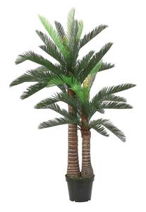 Plante artificielle Cycas Vert - Matière plastique - 100 x 150 x 100 cm