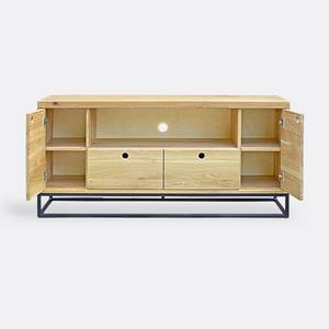 TV-Schrank fürs Wohnzimmer MERIS Braun - Massivholz - Holzart/Dekor - 160 x 70 x 40 cm