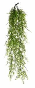 Künstliche Hängepflanze Zypresse Grün - Naturfaser - 1 x 95 x 95 cm