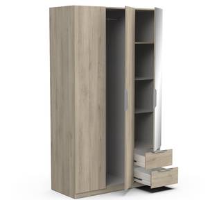 Kleiderschrank Ghost Braun - Holzwerkstoff - 52 x 203 x 120 cm