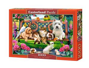 Puzzle Haustiere im Park 1000 Teile Papier - 25 x 5 x 35 cm