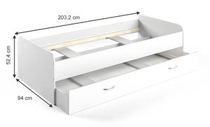 Lit denfant Enzo 25363 Blanc