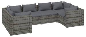 Garten-Lounge-Set (6-teilig) 3013633-19 Anthrazit - Grau