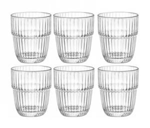 Whiskyglas Barshine 6er Set Naturfaser - 2 x 10 x 10 cm