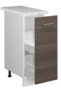 Apothekerschrank R-Line 37768 Grau - Weiß - 30 x 81 x 46 cm - Holzwerkstoff