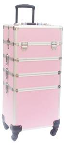 Schminkkoffer PC-116P Pink - Metall - 35 x 76 x 25 cm