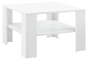 Table Basse de Salon Aachen Blanc - Bois manufacturé - 60 x 40 x 60 cm