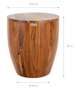 Table d'appoint 45x50cm nature Marron - Bois manufacturé - 51 x 50 x 51 cm