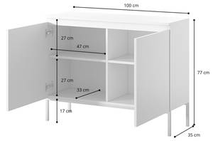 Sideboard 2-türig BEMMI Schwarz