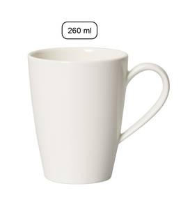 Kaffeebecher Basic White 6er Set Weiß - Porzellan - 28 x 22 x 38 cm