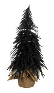 Sapin de Noël artificiel Noir - 25 x 45 x 25 cm