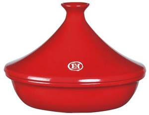 Tajine Cookware Rot - Naturfaser - 2 x 23 x 32 cm