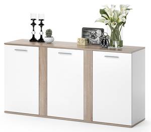 Sideboard Novelli mit 3 Türen Eiche Sonoma Dekor