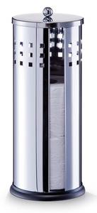 Toilettenrollenhalter, Edelstahl Silber - Metall - 15 x 35 x 15 cm