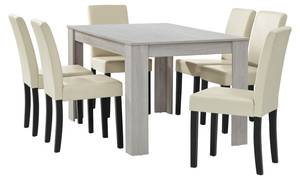 Set Table 6 Chaises Forssa en chêne Blanc pur
