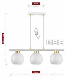 Ball Pendelleuchte III Tiefe: 70 cm