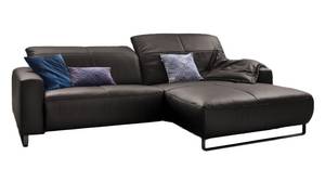 Ecksofa YORK Armlehne davorstehend rechts - Ecke davorstehend rechts - Schwarz