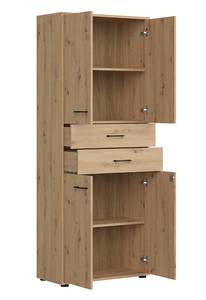 Aktenschrank Space Office Braun - Holzwerkstoff - 80 x 203 x 37 cm