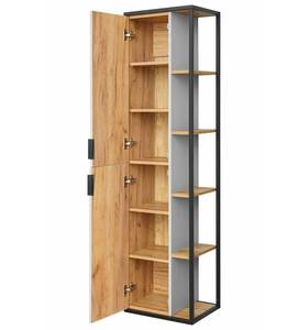 Hochschrank Manson 800 Grau - Holzwerkstoff - 33 x 171 x 45 cm